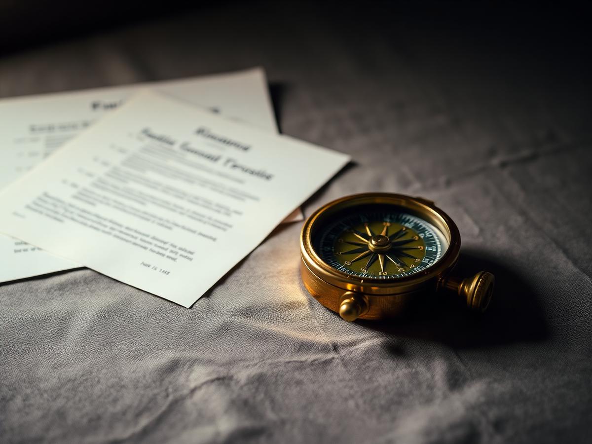 Compass with fund documents